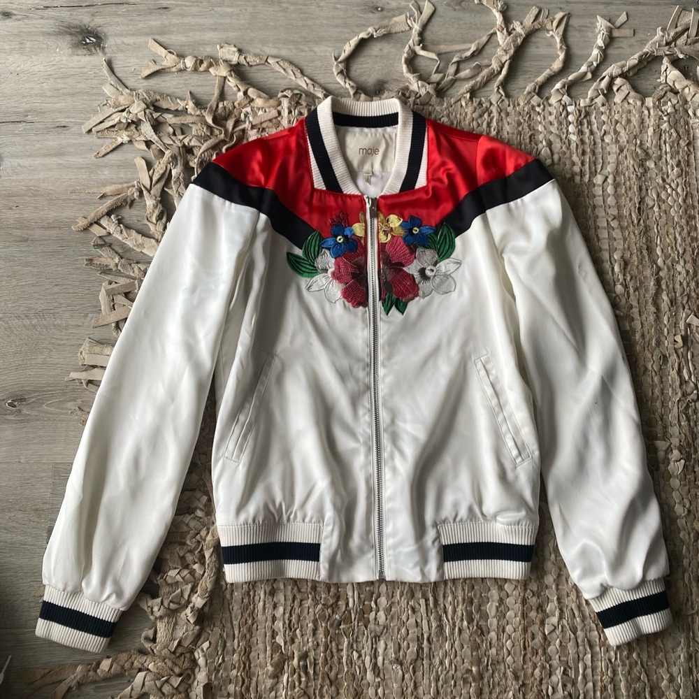 Maje | Parrots Bomber Jacket